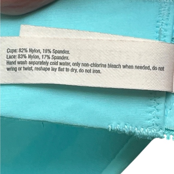 On Gossamer NWT Wire Free Push-Up Tee Shirt Bra in Island Paradise 36C - Picture 6 of 11